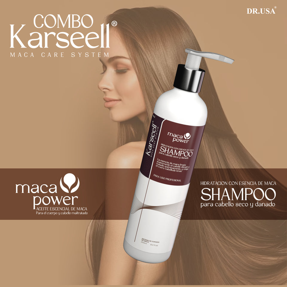 COMBO KARSEELL 3 en 1 (SHAMPOO - CREMA CAPILAR + ACEITE DE ARAGAN)